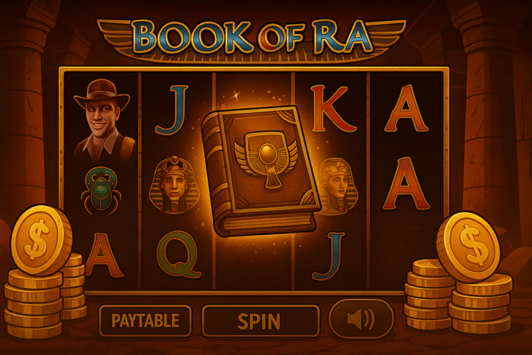 Simboluri și funcții speciale ale slotului Book of Ra: ce trebuie să știi pentru a câștiga